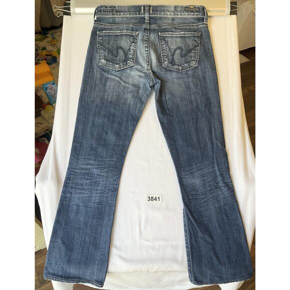 Citizens Of Humanity Women Jeans 27 Blue Denim 29" Inseam Low Rise Boot Cut - Picture 11 of 11